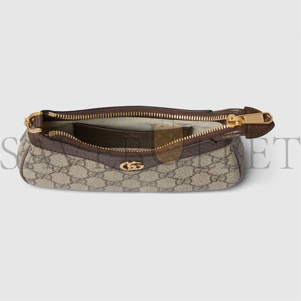 GUCCI BEIGE AND EBONY GG SUPREME CANVAS ‎764960 K9GSG 8367 (19*10*3cm)